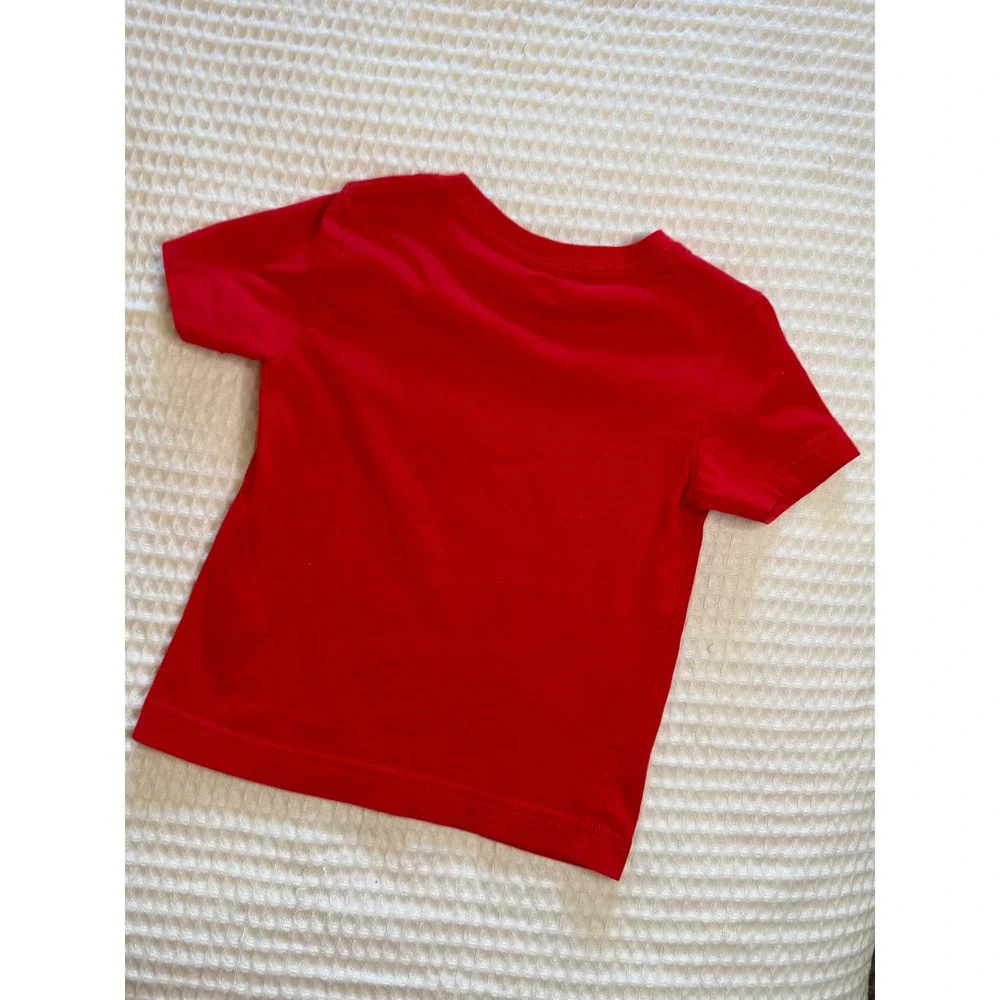 Nike T-Shirt Kids 3T Red Just Do It Graphic Short Sleeve Tee